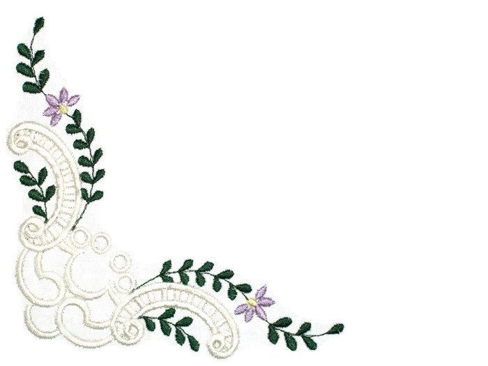 700x525 filigree scroll with greenery floral embroidered quilt label