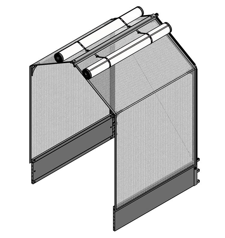 750x794 Growcamp Extension Module For X X With High Frame
