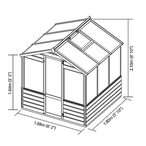 470x470 x waltons evesham wooden greenhouse thompson morgan