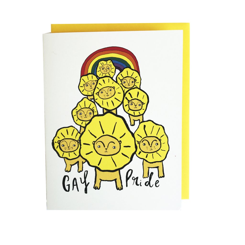 1024x1024 Gay Pride Greeting Card I Must Draw
