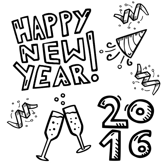 570x570 Huge Collection Of 'new Year Drawing Image' Download More Than
