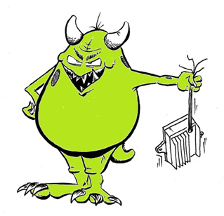 319x308 The Gremlin Temperament Glitch And His Cartoon Garage