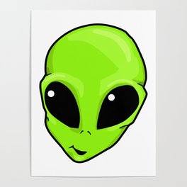 264x264 Grey Alien Posters
