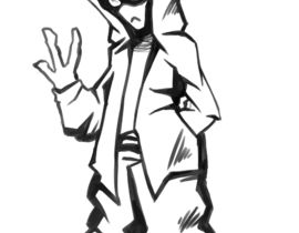 270x210 make drawing of grey alien rapper freelancer