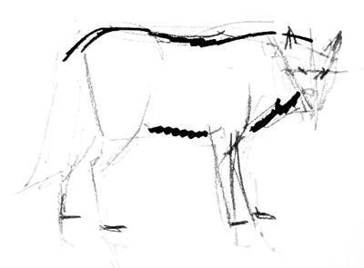 400x295 How To Draw A Grey Wolf