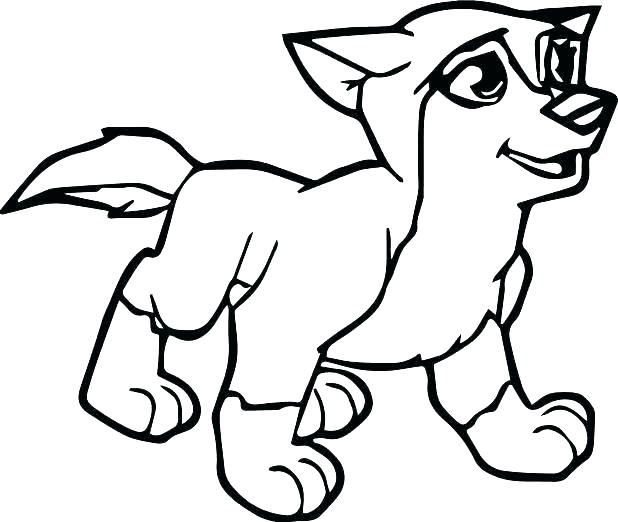 618x522 Coloring Pages Of A Wolf