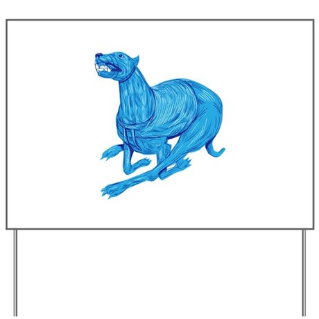 460x460 Greyhound Drawing Yard Signs