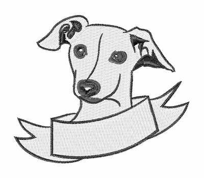 400x350 Greyhound Head Embroidery Designs, Machine Embroidery Designs