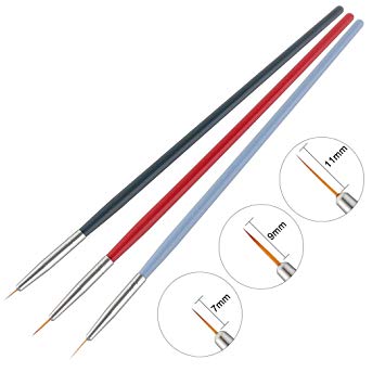 355x355 Nail Art Mermaid Wood H Le Liner Painting Brush Flower Lines Grid