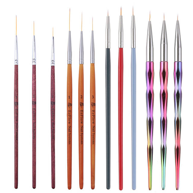 640x640 Online Shop Monja Nail Art Matel Mermaid Wood Handle Liner