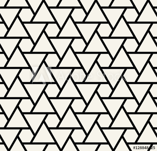 500x481 Abstract Geometry Black And White Hipster Fashion Pillow Triangle