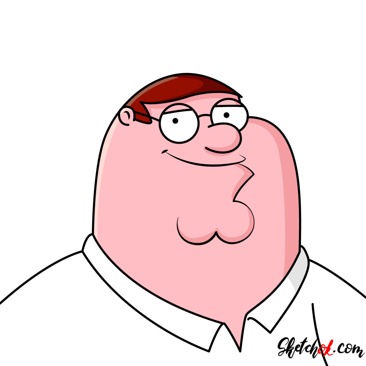 1200x1200 how to draw a portrait of peter griffin