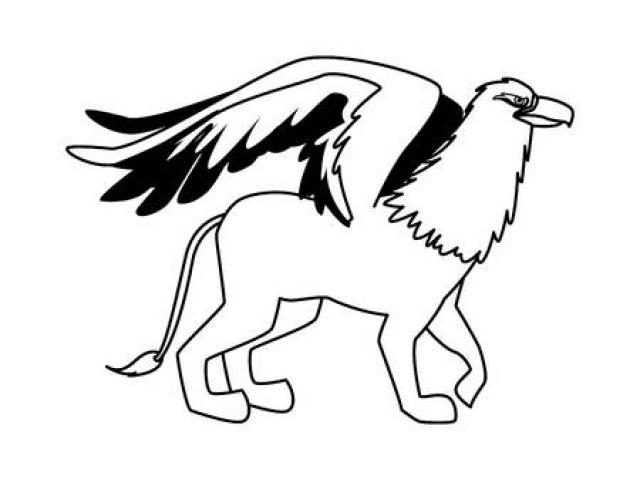 640x480 free drawn griffon, download free clip art