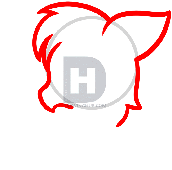 727x720 how to draw a baby griffon, baby gryphon, step