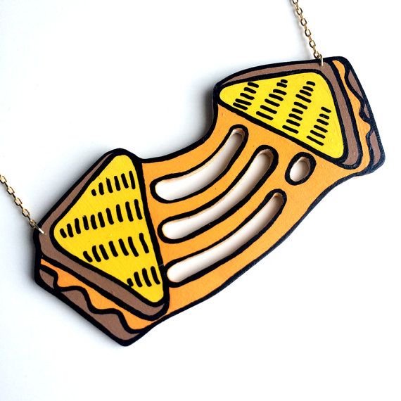 570x570 Grilled Cheese Necklace