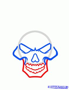 236x306 How To Draw A Grim Reaper Face, Step