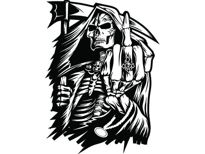794x597 grim reaper middle finger skull death sickle evil kill etsy