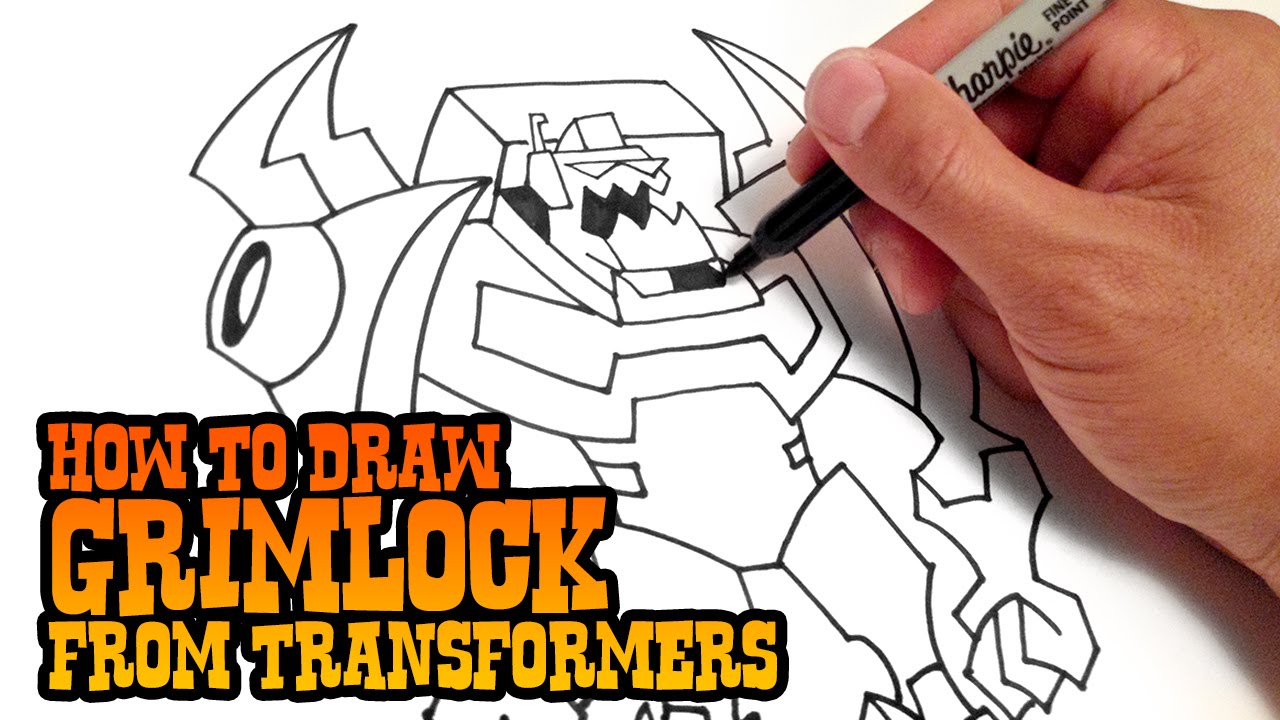 1280x720 how to draw transformers grimlock