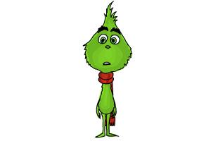 300x200 How To Draw The Grinch