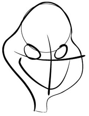 300x390 How To Draw The Grinch From Dr Seuss With Easy Step