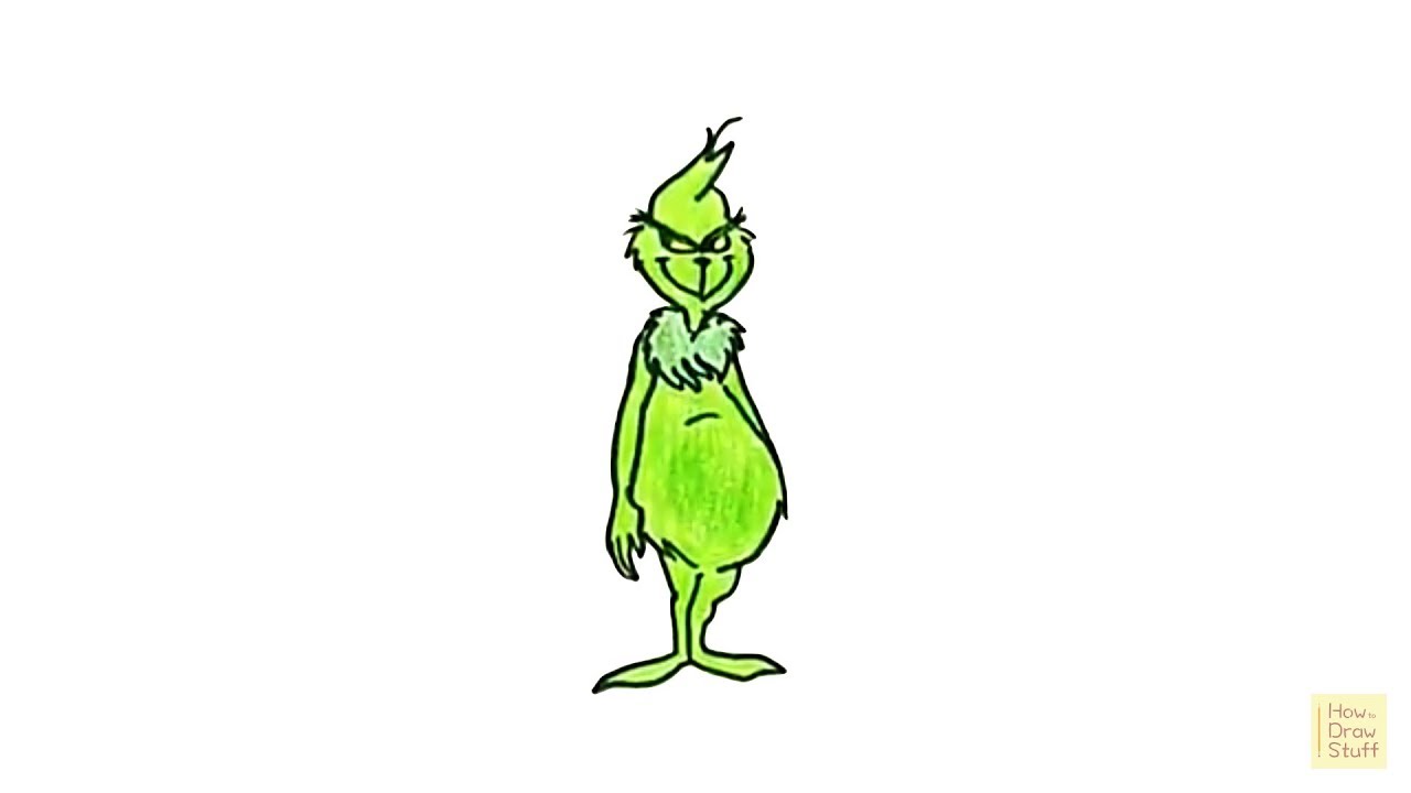 1280x720 How To Draw The Grinch