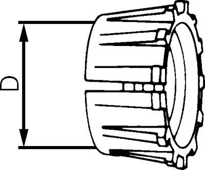 400x333 grip ring for pex pipe screw connections, pp, mm