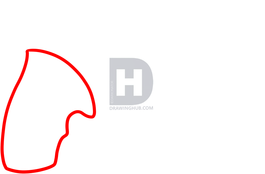 904x595 How To Draw A Snubnose, Step