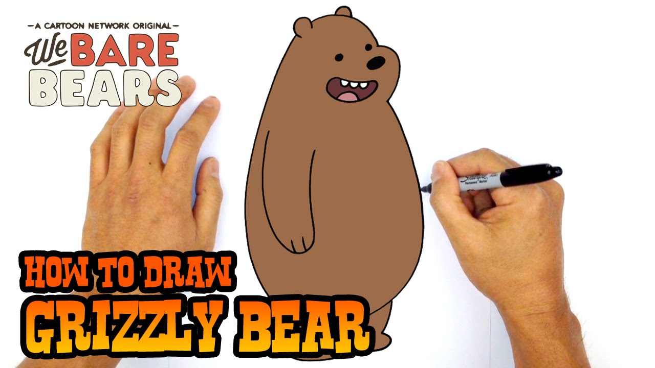 1280x720 How To Draw Grizzly We Bare Bears