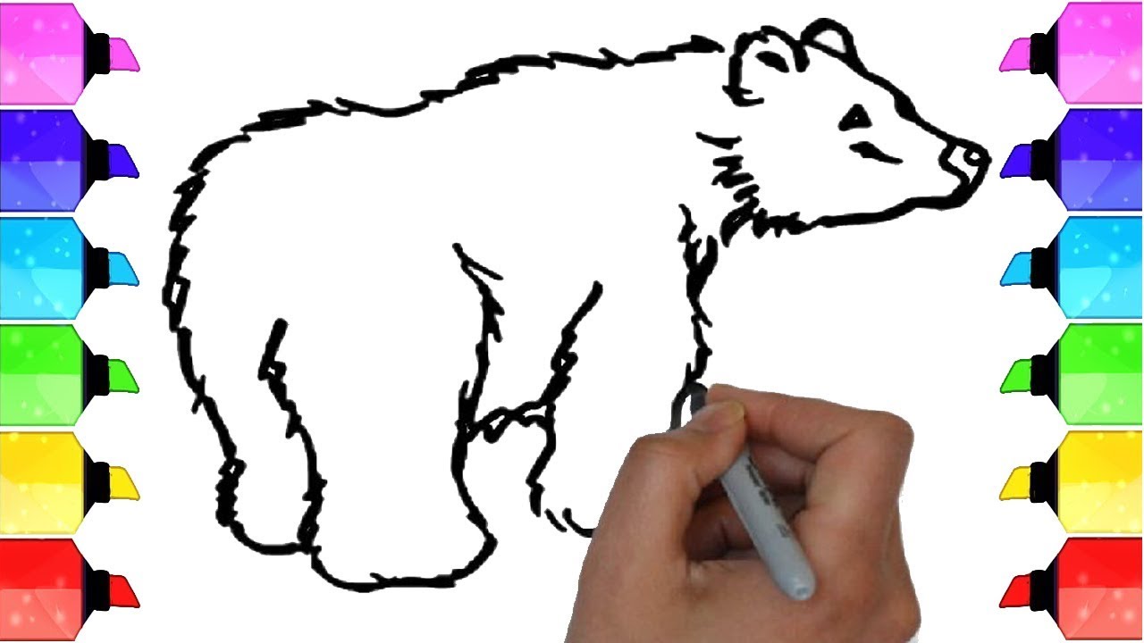 1280x720 How To Draw A Bear