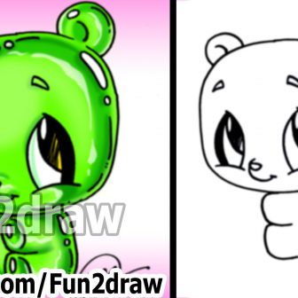 336x336 Grizzly Bear Drawing Easy Teddy Polar Step