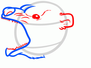 302x228 how to draw a bear face, grizzly bear step art bear