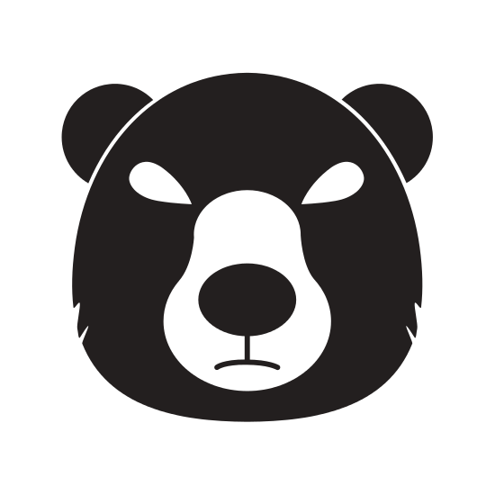 550x550 Grizzly Drawing Face Transparent Png Clipart Free Download