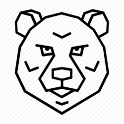 250x250 Grizzly Drawing Face, Picture