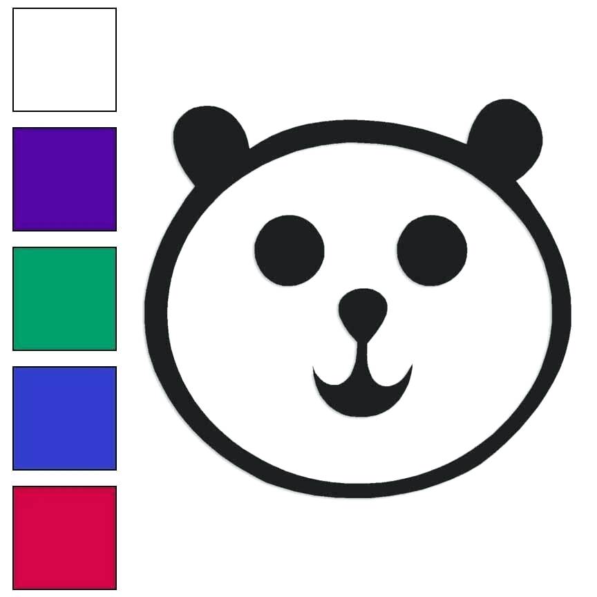 864x864 Bear Face Drawing