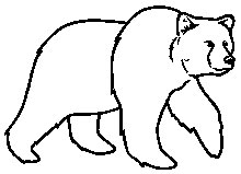 220x159 Wonderful Inspiration Grizzly Bear Outline Line Drawing