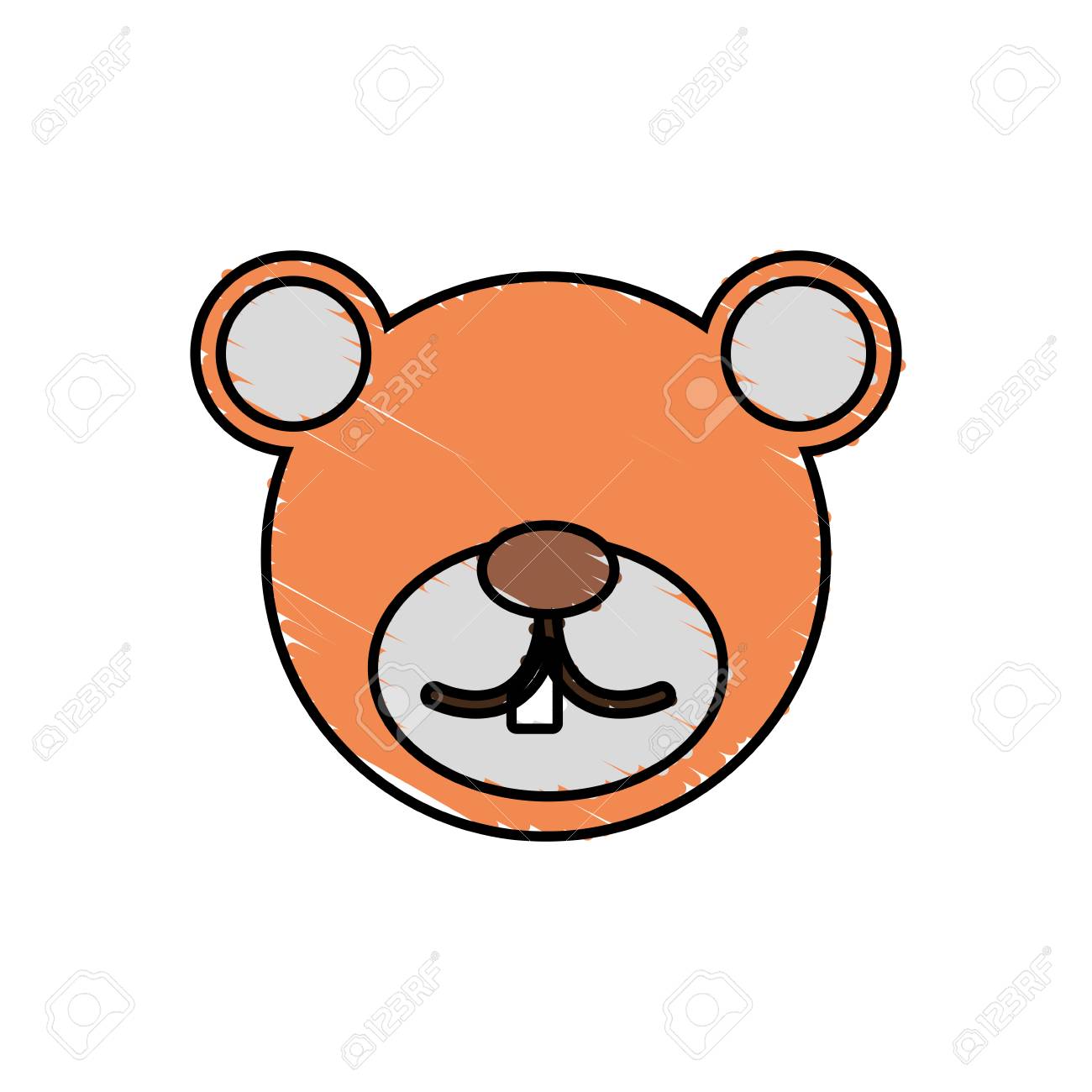 1300x1300 A Bear Face Drawing Grizzly Pooh Baby Polar Brown Panda Iydunetwork