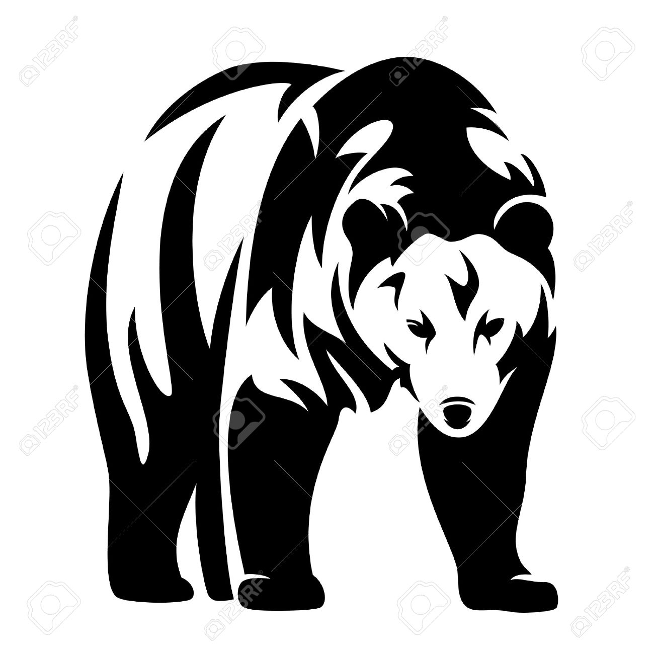 1300x1300 Good Grizzly Bear Cliparts, Stock Vector And Royalty Free