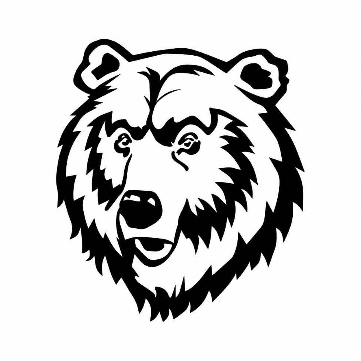 1174x1174 Grizzly Bear Vector Art Sohadacouri