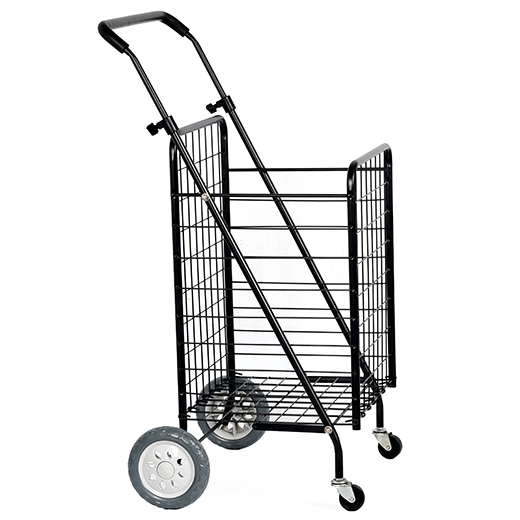 520x520 Higher Backside Design Grocery Cart Folding Shopping Cart