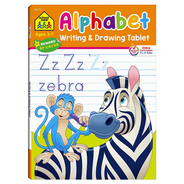 600x600 School Zone Alphabet Writing Drawing Tablet Books Meijer