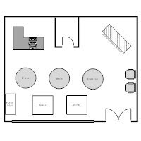 200x200 Store Layout Templates