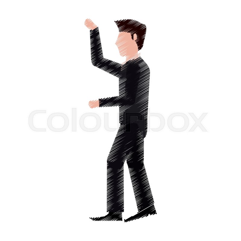 800x800 Drawing Man Groom Image Vector Stock Vector Colourbox