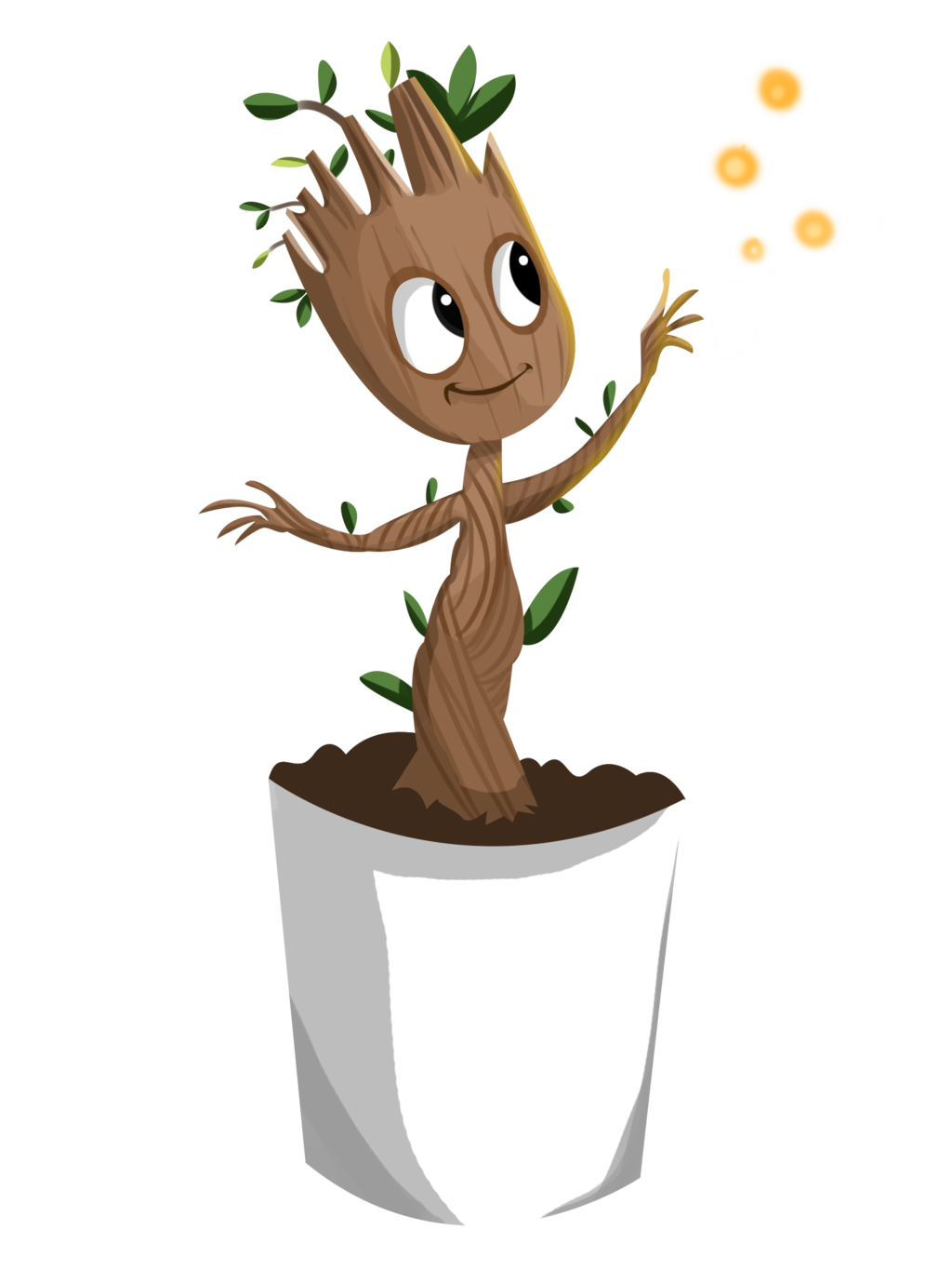 1024x1365 Collection Of Free Groot Drawing Kawaii Download On Ui Ex