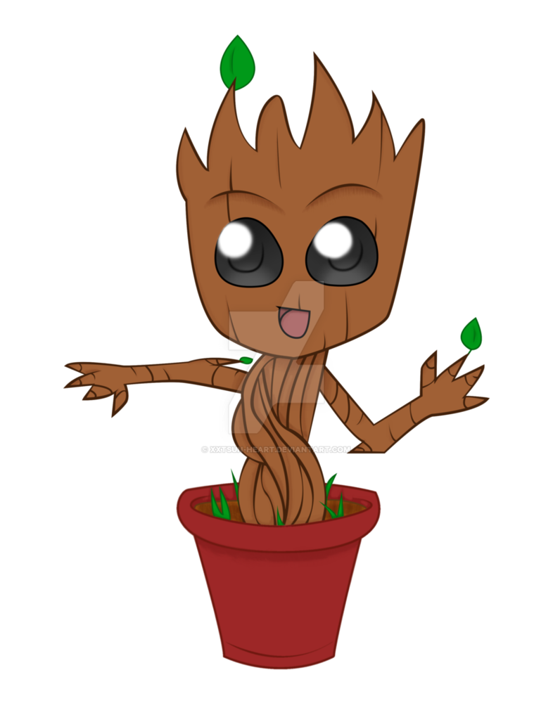 786x1017 Collection Of Free Groot Drawing Plant Download On Ui Ex