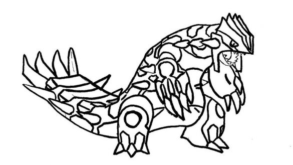 585x329 primal groudon coloring pages