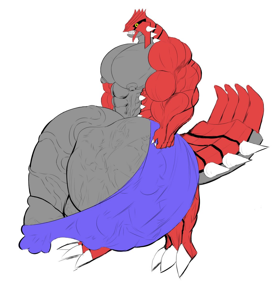 1159x1180 sr groudon on twitter i gave color to the drawing these