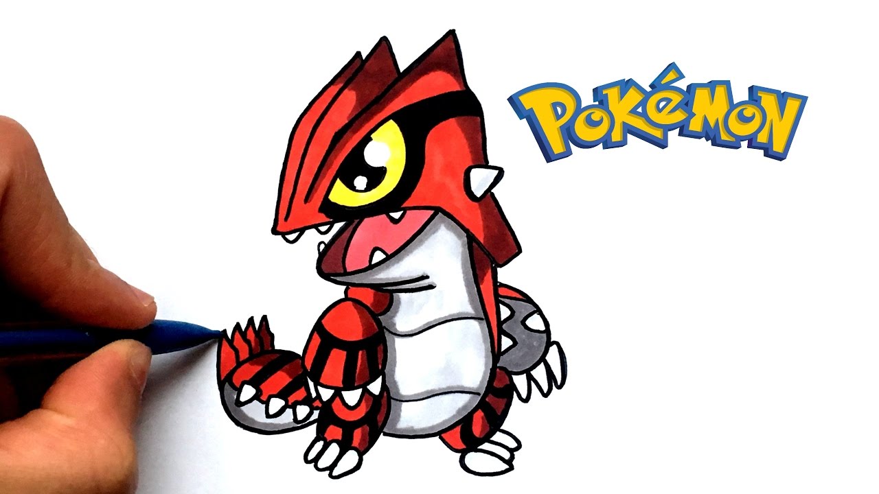 1280x720 dessin groudon kawaii