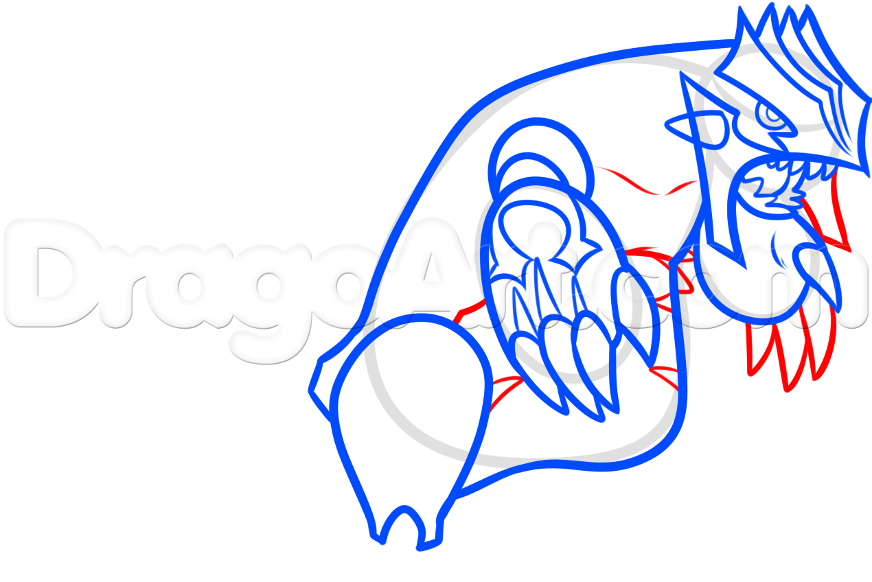 1270x848 draw primal groudon, step