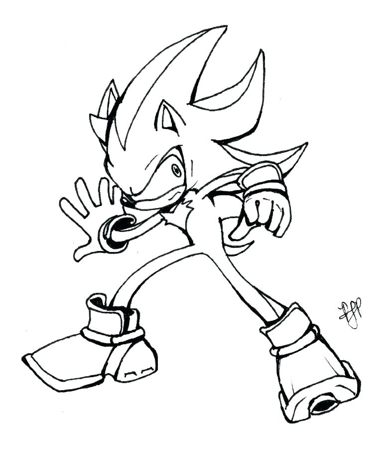 775x900 shadow coloring pages shadow the hedgehog inks