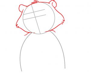 302x252 How To Draw A Groundhog, Step